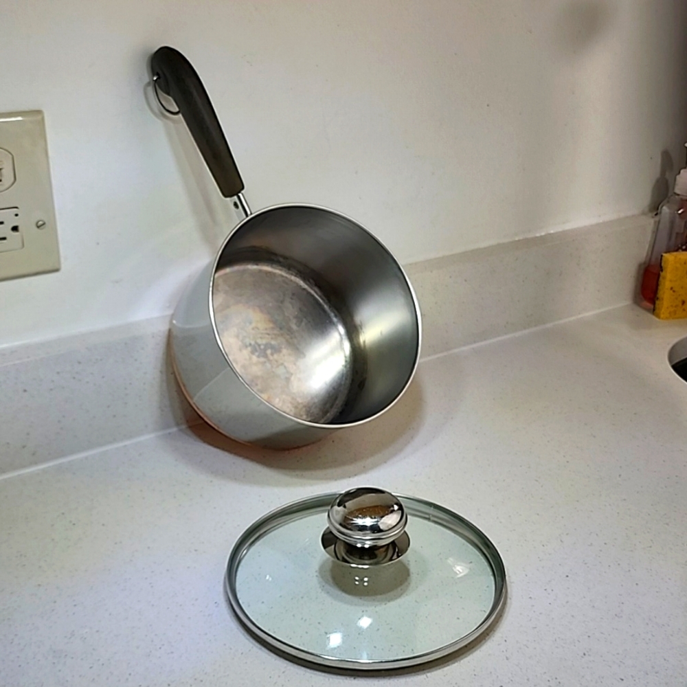 Vintage REVERE Copper Bottom 3 QT sauce pan